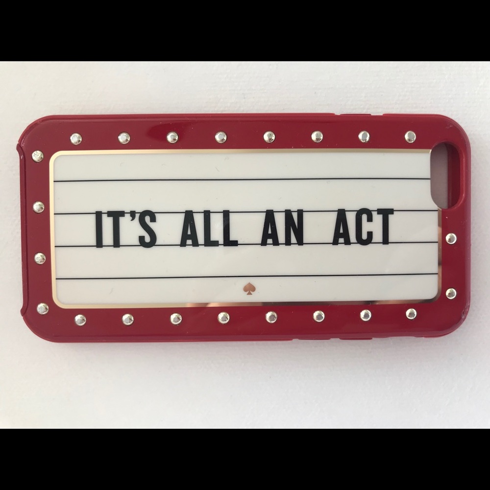 Kate Spade It’s All An Act iPhone case 6/6s